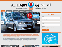 Tablet Screenshot of hajirilimousine.com